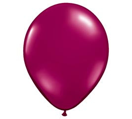 11" Sparkling Burgundy Balloon