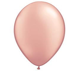 11" Metallic Rose Gold Balloon