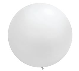 3ft White Balloon